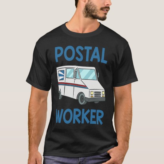 T-shirt Postal Worker Designs Postal Carrier (Devant)