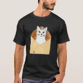 T-shirt Postal worker kitten mailman cat (Devant)