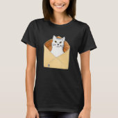 T-shirt Postal worker kitten mailman cat (Devant)