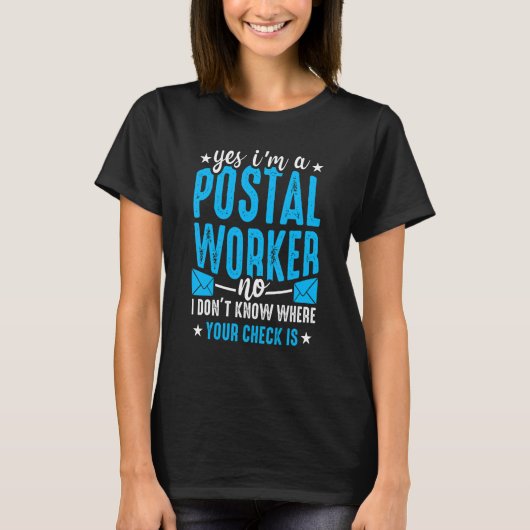 T-shirt Postal Worker Mailman Mail Carrier Post Office 1 (Devant)