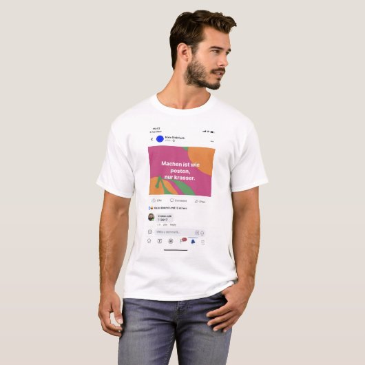 T-shirt Poste (Devant entier)