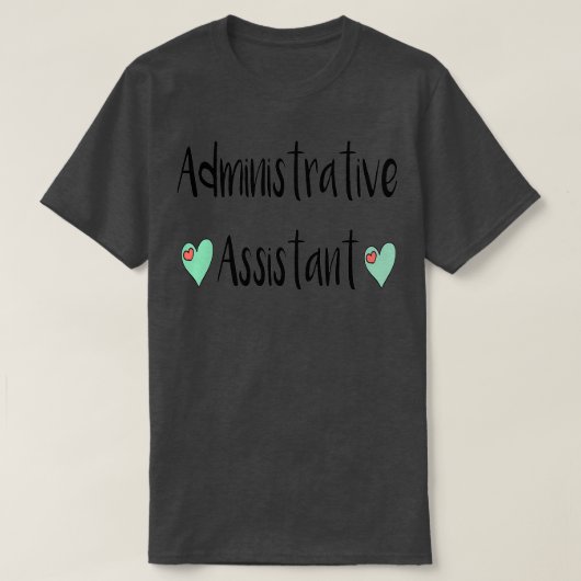 T-shirt Poste d'adjoint administratif (Design devant)