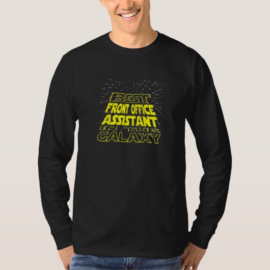 T-shirt Poste de Cool adjoint de réception Galaxy (Devant)