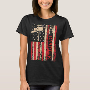 T-shirt Poste de messagerie du transporteur postal patriot
