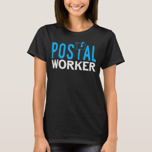 T-shirt Poste de travail Lettering Mail Carrier
