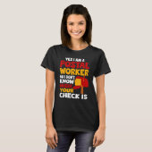 T-shirt Poste de travail Mailman Mail Carrier Poste (Devant entier)