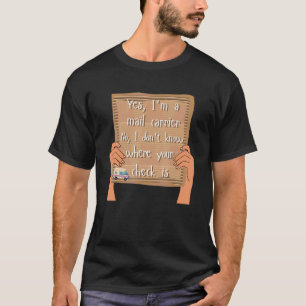 T-shirt Poste de travail postal de la ville de Mailman