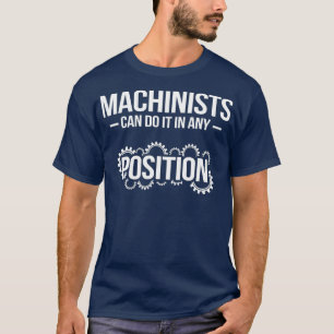T-shirt Poste Machiniste Opérateur de machine CNC
