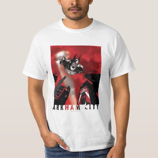 T-shirt Poster AC - Batman volant (Devant)