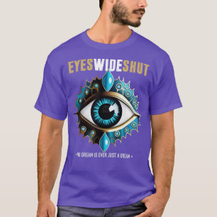 T-shirt Poster alternatif pour la fermeture large des yeux