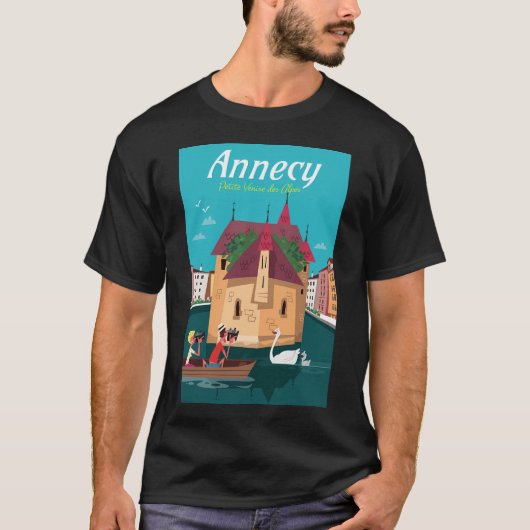 T-shirt Poster Annecy (Devant)