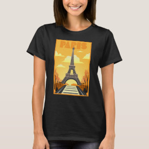 T-shirt Poster Art Déco Tour Eiffel Paris