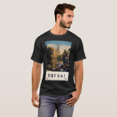 T-shirt Poster Brugge Retro (Devant entier)
