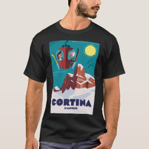 T-shirt Poster Cortina D'Ampezzo
