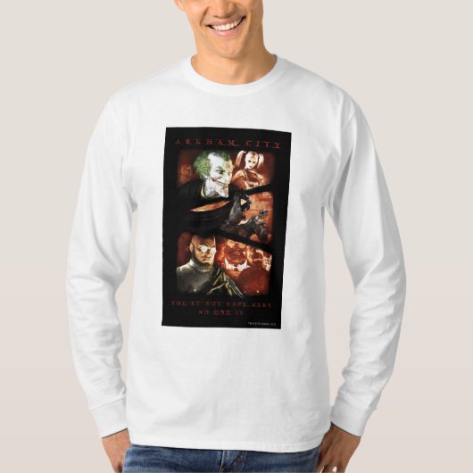 T-shirt Poster d'AC - Vous n'êtes pas en sécurité ici 2 (Devant)