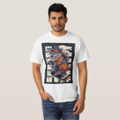 T-shirt Poster d'Art Wolf. (Devant entier)