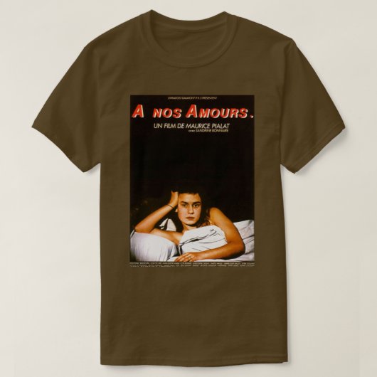 T-shirt Poster de A nos Amours (Design devant)