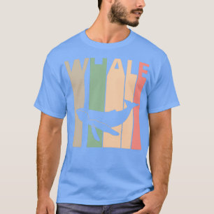 T-shirt Poster de animal de baleines vintages