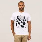 T-shirt Poster de animal de vache Fuzzy Express® (Devant entier)
