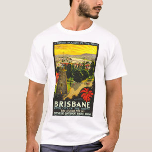 T-shirt Poster de Brisbane Australie