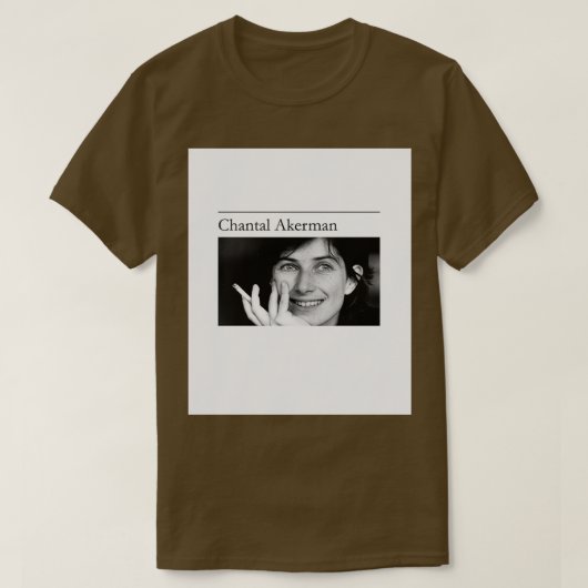 T-shirt Poster de Chantal Akerman (Design devant)