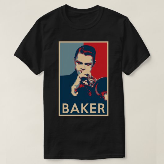 T-shirt Poster de Chet Baker Hope - Tailles de l'histoire  (Design devant)