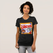 T-shirt Poster de cirque vintage (Devant entier)