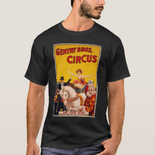 T-shirt Poster de cirque vintage