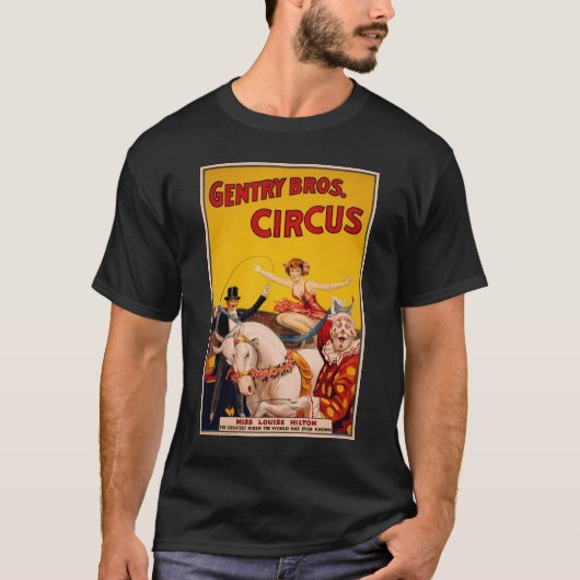 T-shirt Poster de cirque vintage (Devant)