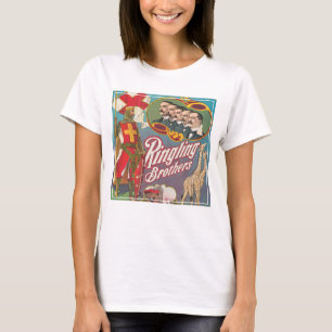 T-shirt Poster de cirque vintage Ringling Brothers