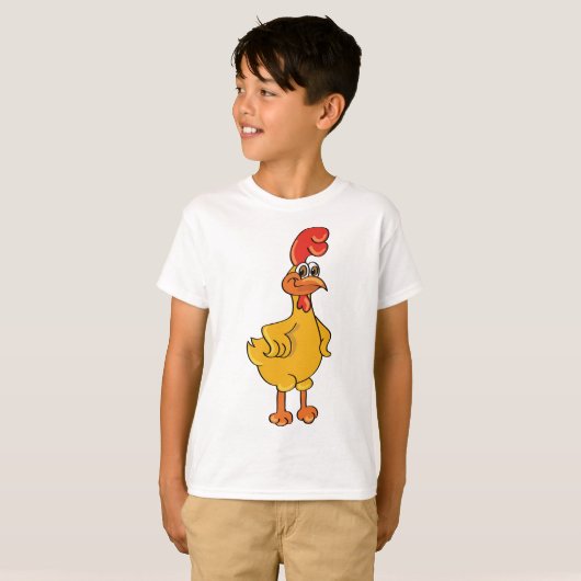 T-shirt Poster de coq (Devant entier)