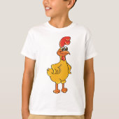 T-shirt Poster de coq (Devant)
