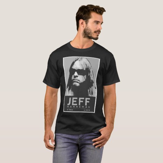 T-shirt Poster de Jeff Hanneman R.I.P. Essential  (Devant entier)