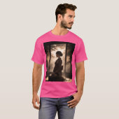 T-shirt Poster de la fille Anime (Devant entier)