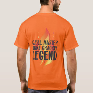 T-shirt Poster de la légende du grill