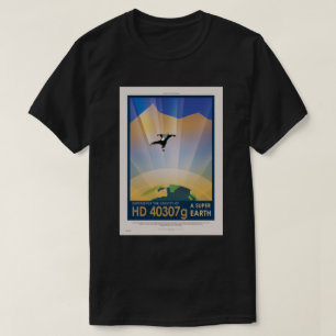 T-shirt Poster de la NASA Future Travel Sci Fi - Super Ear