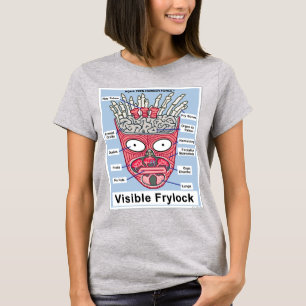 T-shirt Poster de l'Aqua Ado Hunger Force Visible Frylock