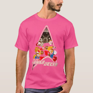 T-shirt Poster de l'équipage complet Star Trek Lower Decks