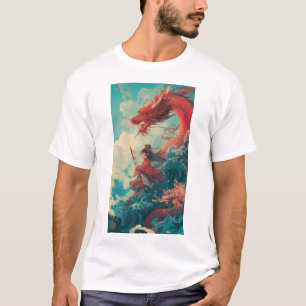 T-shirt Poster de l'Imaginaire Dragon Rider
