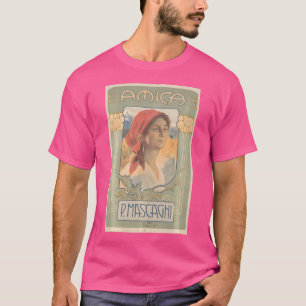 T-shirt Poster de l'opéra Vintage de l'Amérique