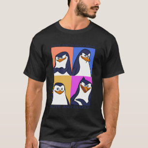 T-shirt Poster De Pingouins Malgaches Et Croustillant