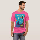 T-shirt Poster de Rio De Janeiro (Devant entier)
