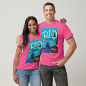 T-shirt Poster de Rio De Janeiro (Unisexe)
