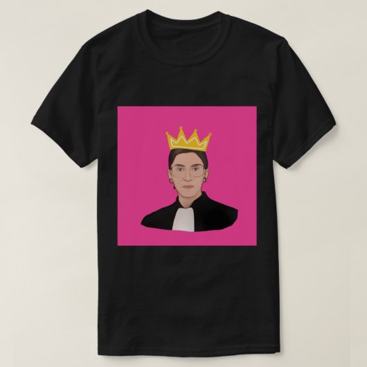 T-shirt Poster de Ruth Bader Ginsberg (Design devant)