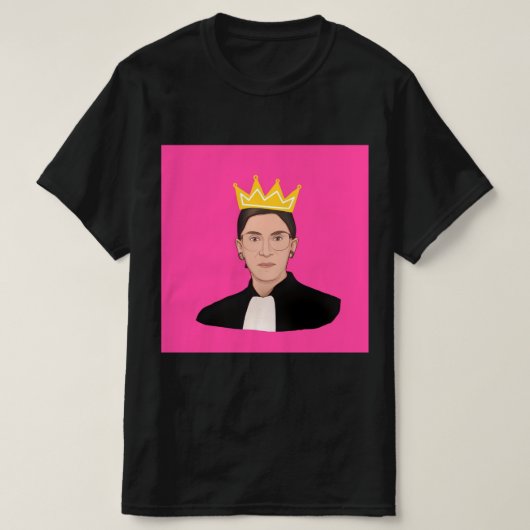 T-shirt Poster de Ruth Bader Ginsberg (Design devant)
