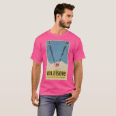 T-shirt Poster de ski classique Val D'Isere (Devant entier)