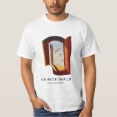 T-shirt poster de ski Grindelwald Suisse (Devant)