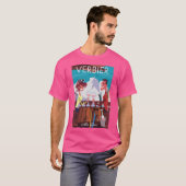 T-shirt Poster de ski Verbier (Devant entier)