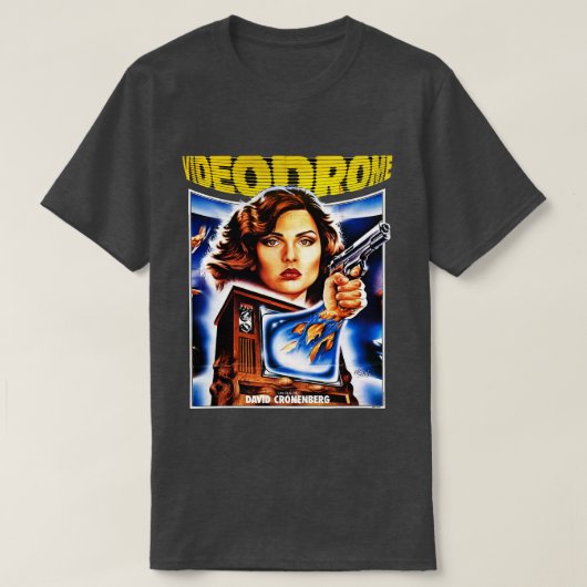 T-shirt Poster de VIDEODROME 1983 (Design devant)