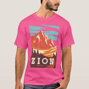 T-shirt Poster de voyage de Funny Zion National Park-Utah